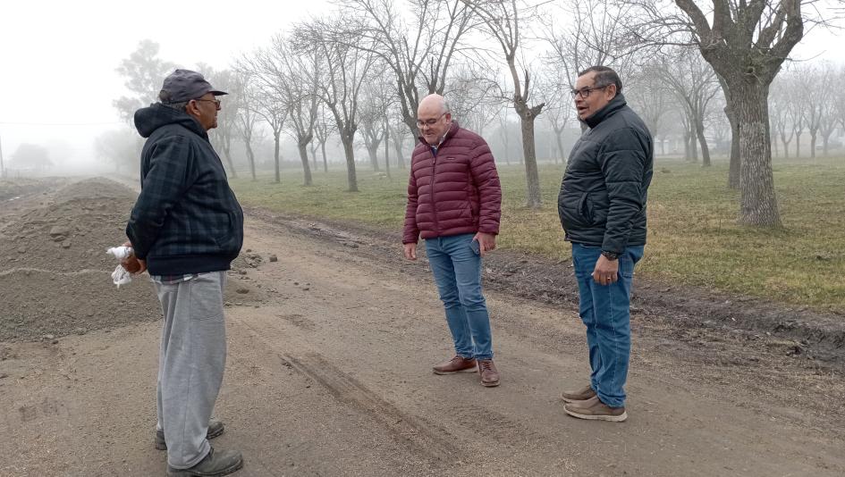 Avanzan obras de canalización en la localidad de Goñi