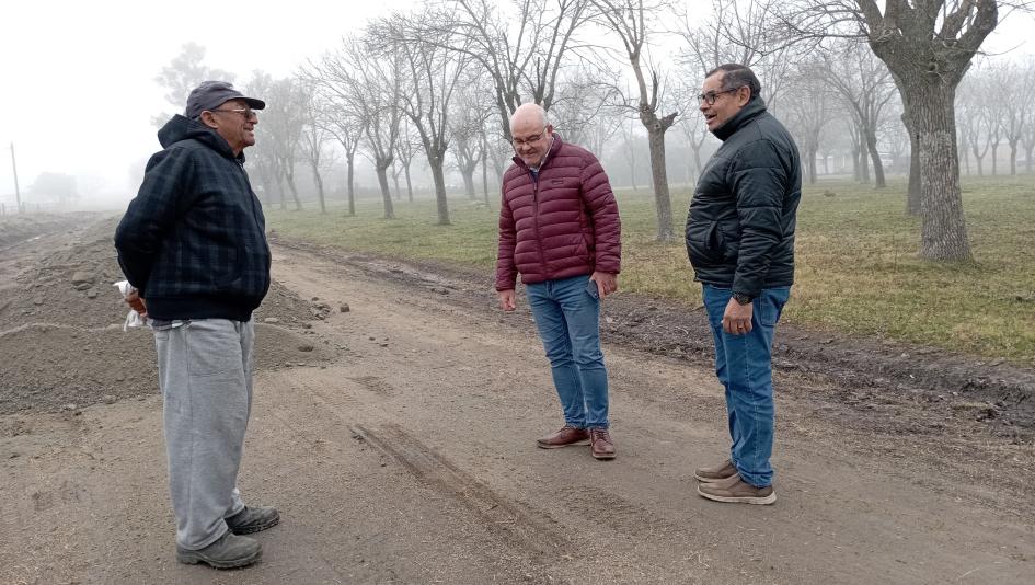 Avanzan obras de canalización en la localidad de Goñi