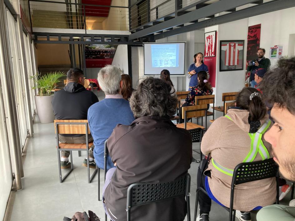 Taller de primeros auxilios y uso de DEA .