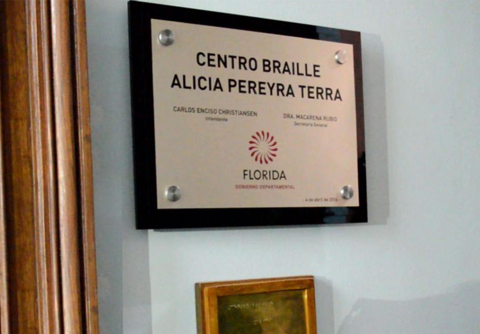 Centro Braille "Alicia Pereira Terra"