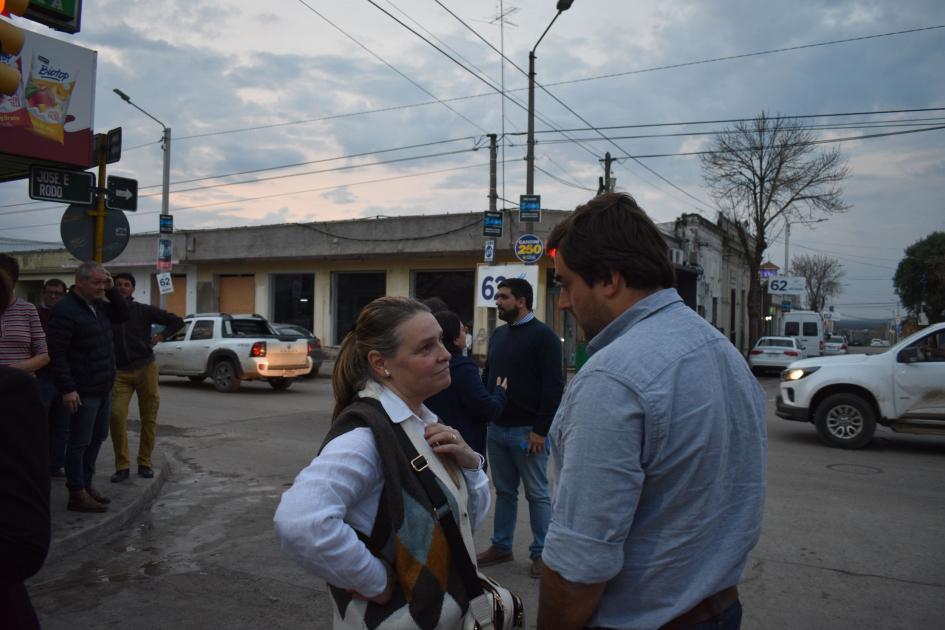 Inauguración de luminarias calle Saravia y Acceso a Florida ´´