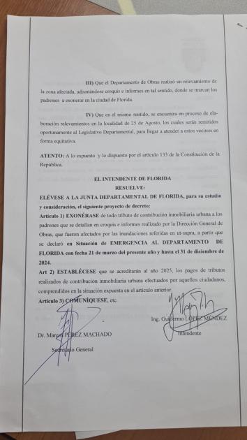 Envío a la JDF .