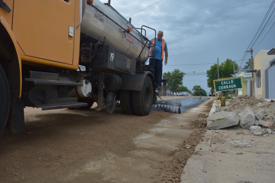 Obras en calle Saravia Obras en calle Saravia