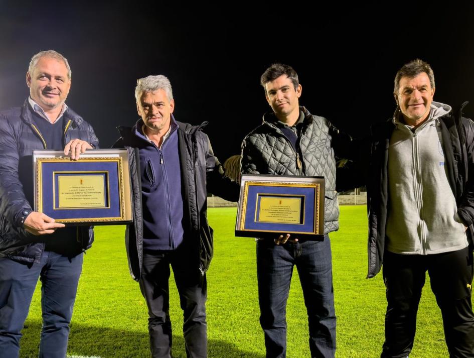 Reconocimiento a la IDF en encuentro Uruguay Paraguay Sub 15