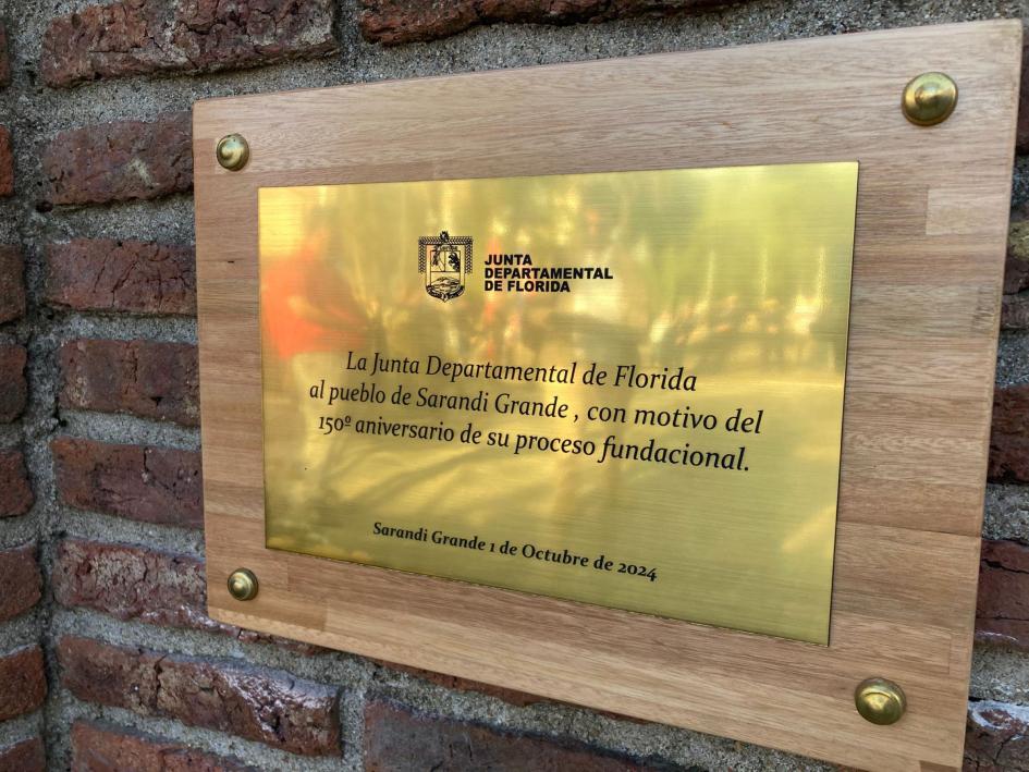 150 Aniversario del proceso fundacional de la ciudad de Sarandí Grande ´´