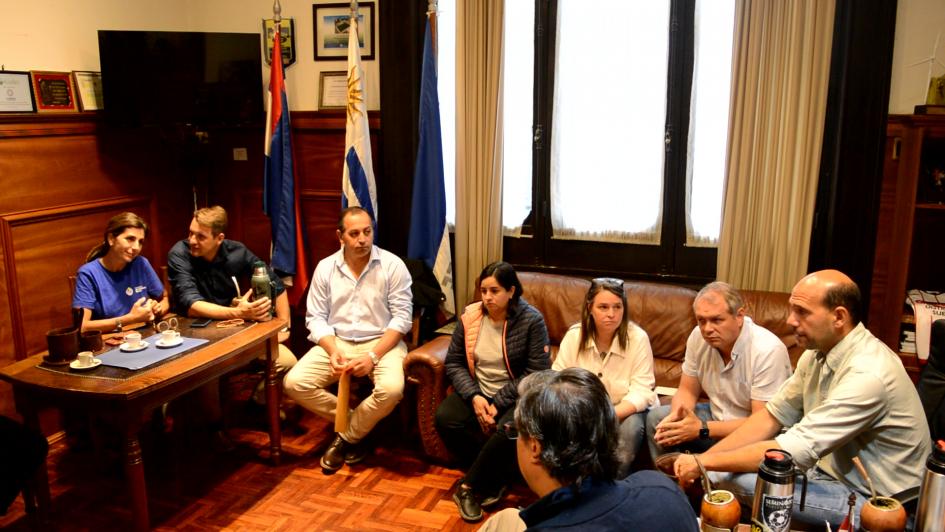 reunion en despacho del intendente Guillermo Lopez reunion en despacho del intendente Guillermo Lopez