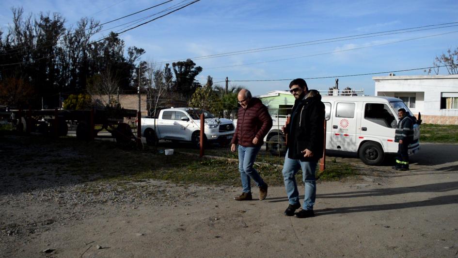 Comienzan obras de desagües pluviales en barrio Garibaldi de Sarandí Grande Comienzan obras de desagües pluviales en barrio Garibaldi de Sarandí Grande