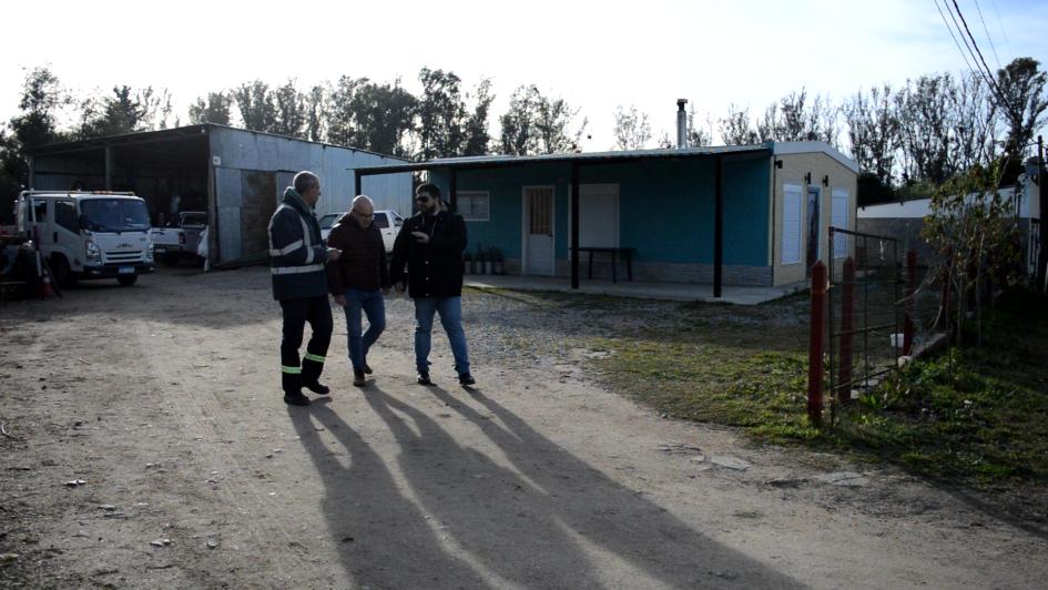 Comienzan obras de desagües pluviales en barrio Garibaldi de Sarandí Grande Comienzan obras de desagües pluviales en barrio Garibaldi de Sarandí Grande