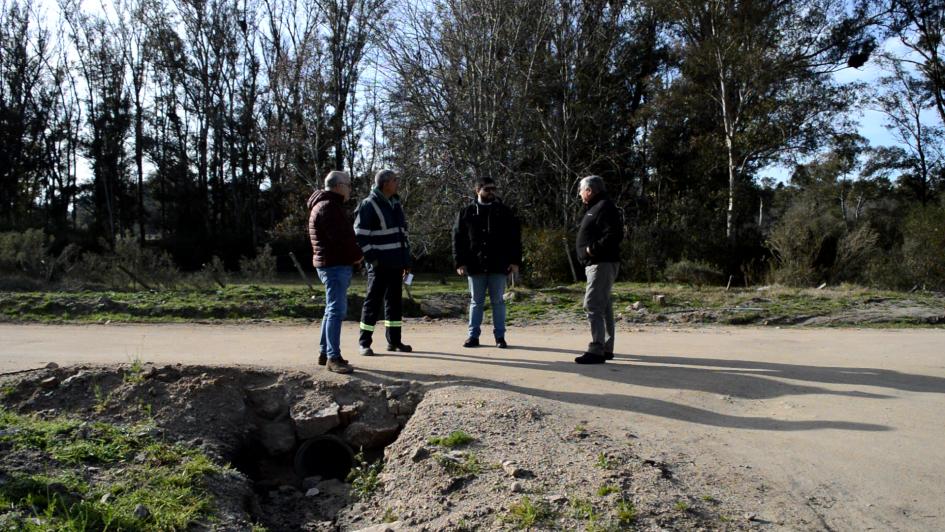 Comienzan obras de desagües pluviales en barrio Garibaldi de Sarandí Grande Comienzan obras de desagües pluviales en barrio Garibaldi de Sarandí Grande
