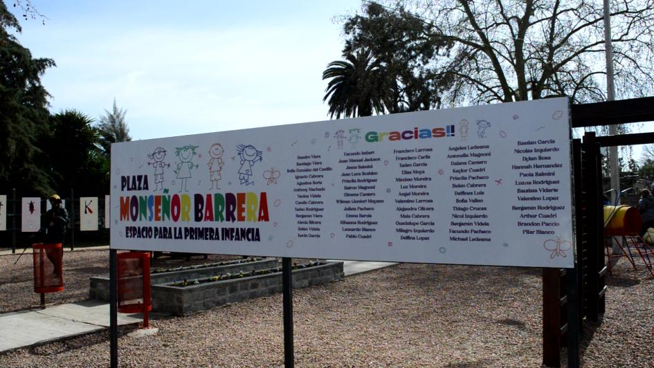 Inauguración "Espacio para la primera infancia"