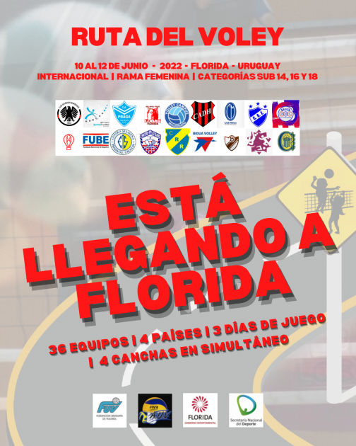 Torneo internacional femenino "La ruta del voley 2022" en Florida Torneo internacional femenino "La ruta del voley 2022" en Florida