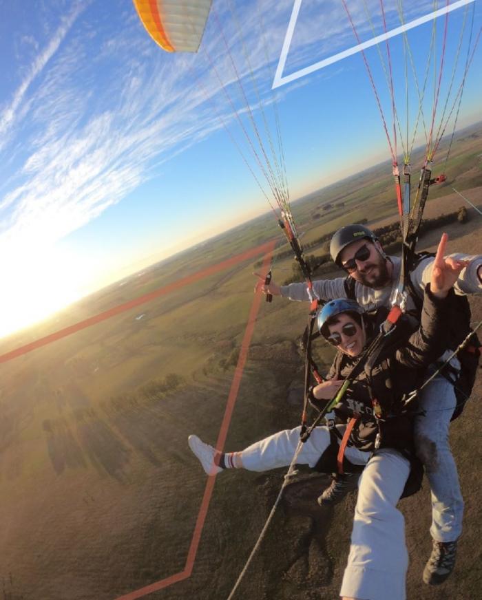 Personas en Parapente