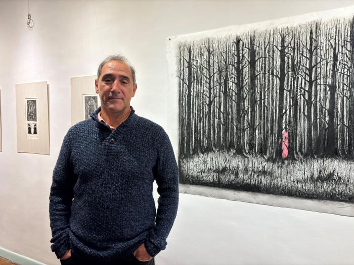Exposicion de grabados y carbonilla ´´