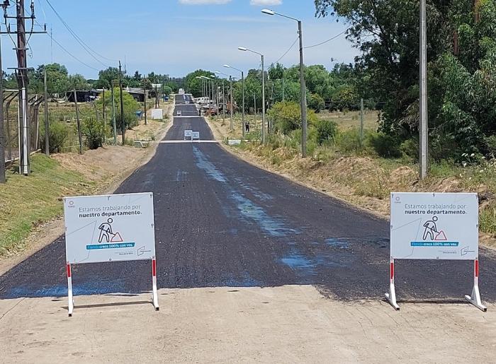 Obras “100 por ciento bitumen” en 25 de Mayo