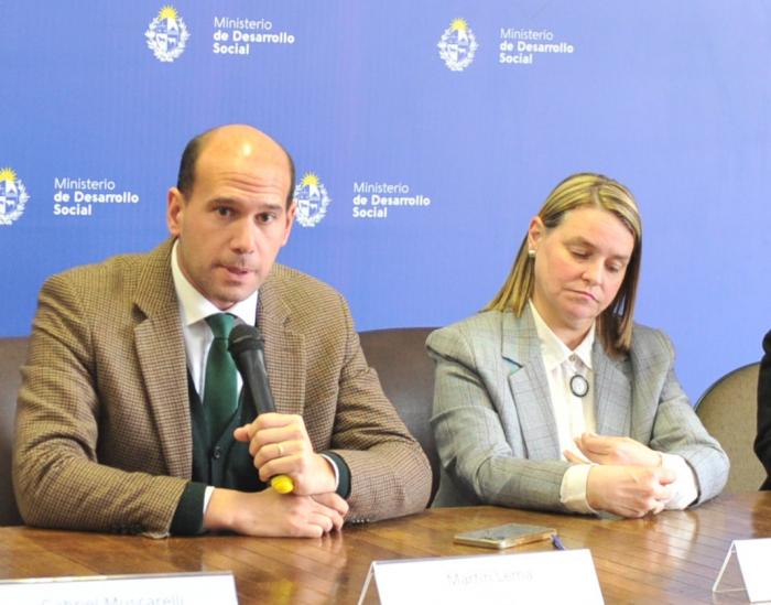 Ministro Martin Lema y Subsecretaria Andrea Brugman