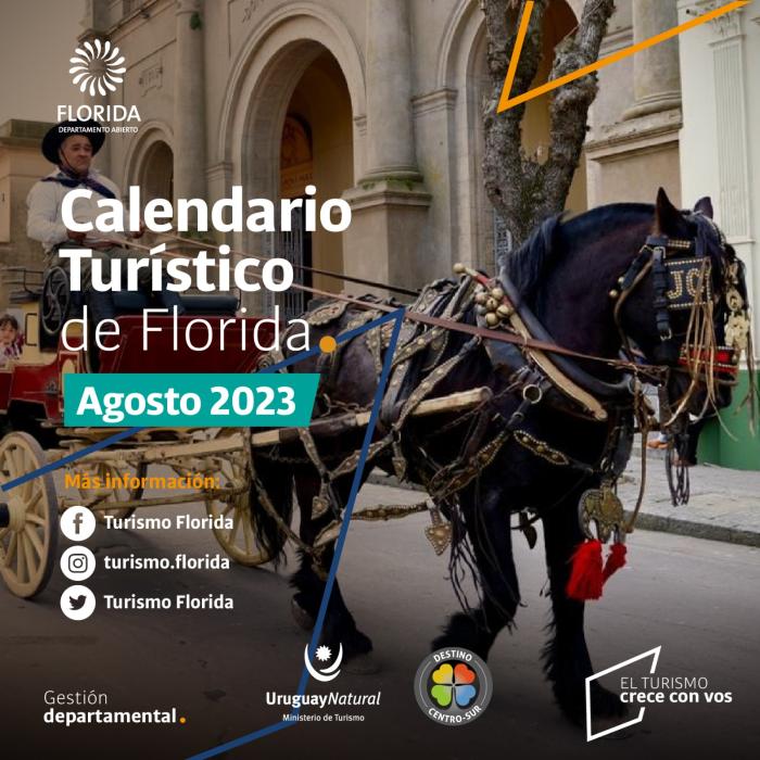 Calendario turístico agosto 2023
