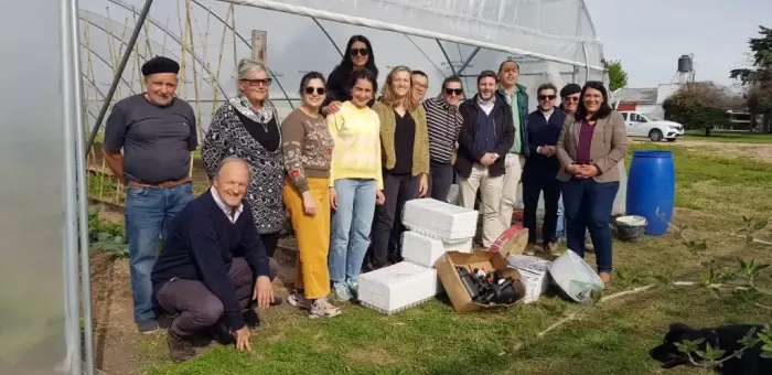 Autoridades de ANDE visitaron zona horticola de Fray Marcos y La Escobilla ´´