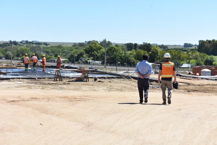 Arq. Facundo Urbán recorrió obras del Plan Avanzar