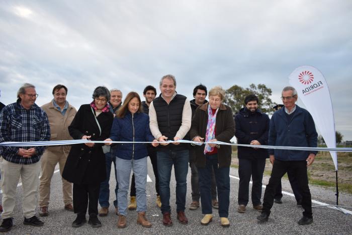 Intendencia inauguró obras de ruta 58