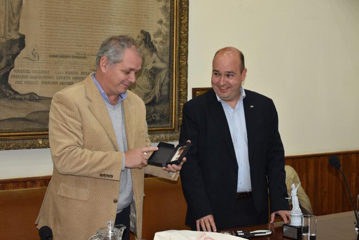 Delegación de la comunidad vasca se reunió con el intendente López