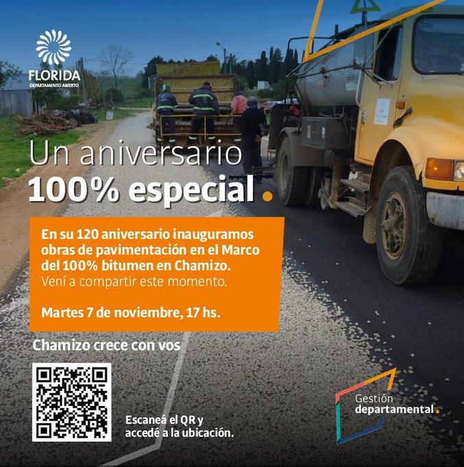 Se inauguran obras “100 por ciento bitumen” en Chamizo
