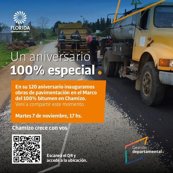 Se inauguran obras “100 por ciento bitumen” en Chamizo Se inauguran obras “100 por ciento bitumen” en Chamizo