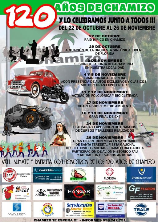Festejos por los 120 años de Chamizo Festejos por los 120 años de Chamizo
