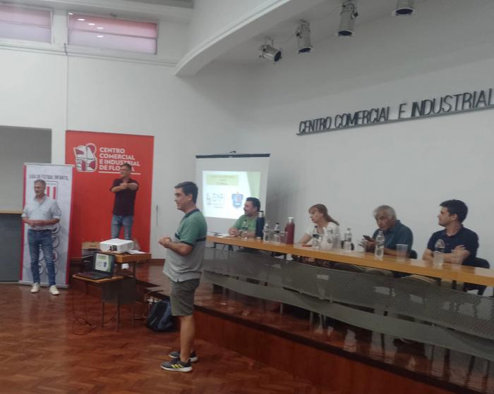 En la oportunidad, estuvo presente el director de Deportes de la IDF Mathías Domínguez, autoridades 