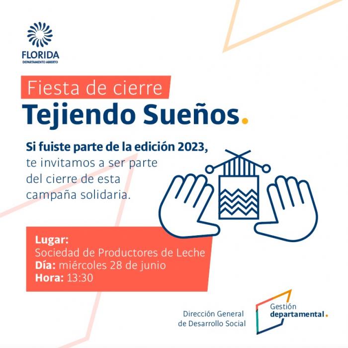 Cierre del programa Tejiendo Sueños