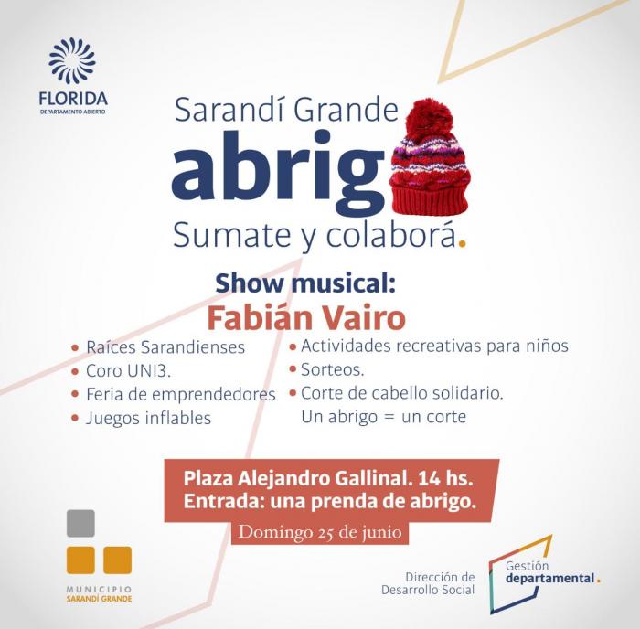 campaña del abrigo en Sarandi Grande