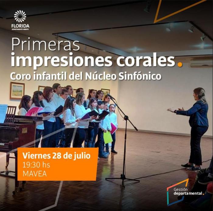 Coro infantil se presenta en el MAVEA