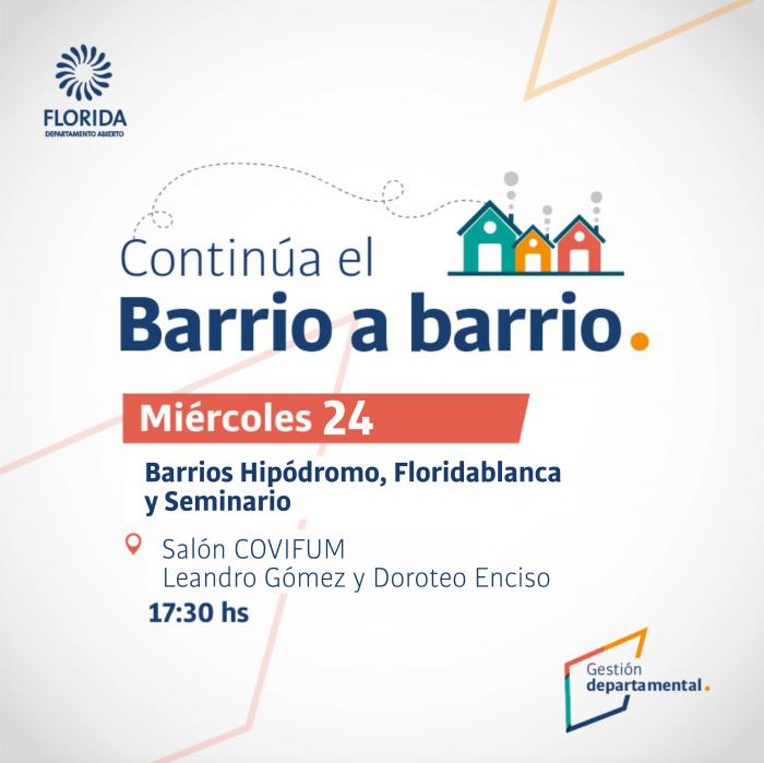 Gira barrio a barrio