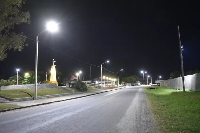 Plaza San Cono con nueva iluminación