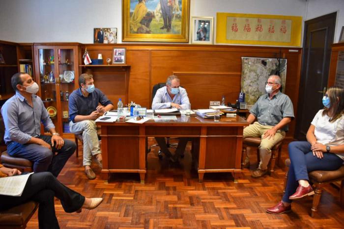 Guillermo Lopez y Fernando Echeverría en reunion