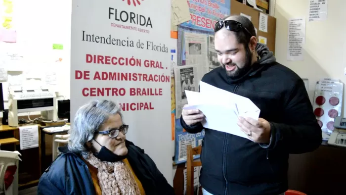 Lectura braille ´´