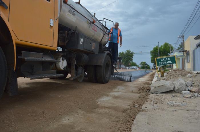 Obras en calle Saravia 