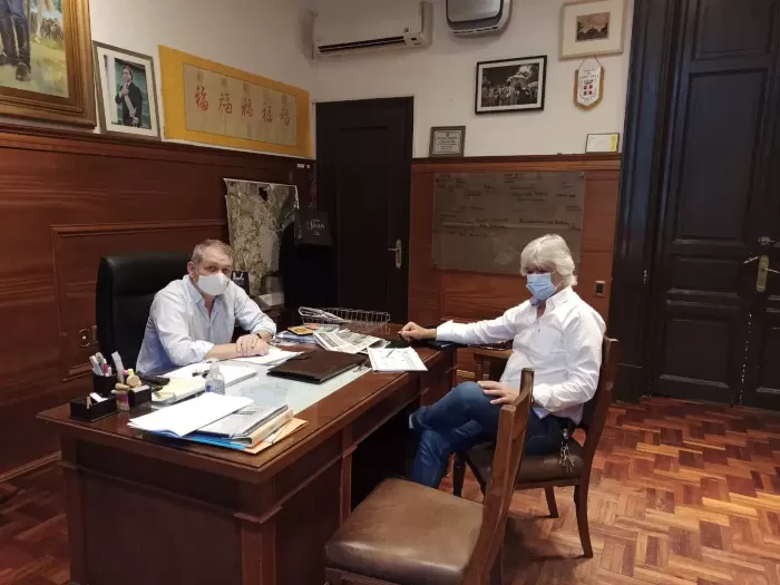 Lopez y Oliva en despacho