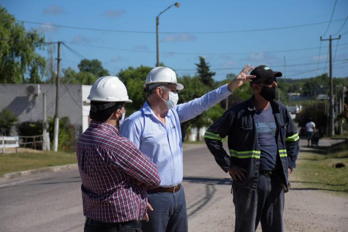 Lopez y Urban realizan relevamiento de obras