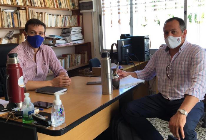 Viscailuz en reunion con Alcalde Oliva