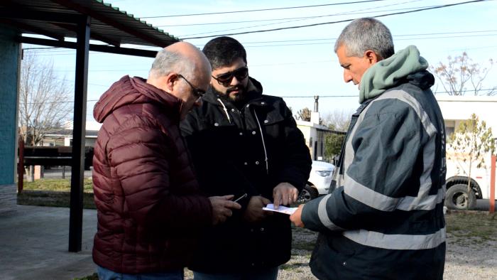 Comienzan obras de desagües pluviales en barrio Garibaldi de Sarandí Grande Comienzan obras de desagües pluviales en barrio Garibaldi de Sarandí Grande