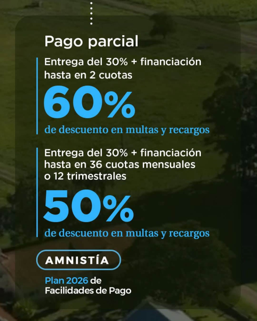 Comienza la Amnistía: Plan 2026 de Facilidades de Pago en Lavalleja Comienza la Amnistía: Plan 2026 de Facilidades de Pago en Lavalleja