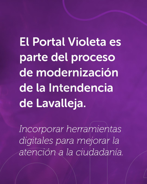 La Intendencia de Lavalleja presentó el Portal Violeta