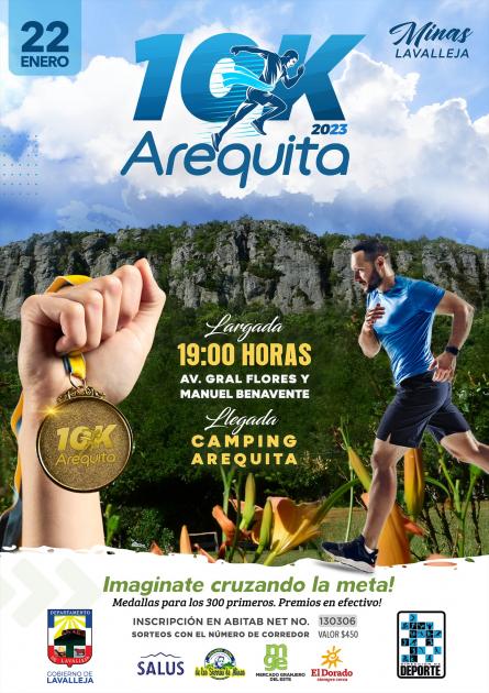 Imaginate cruzando la meta 10K Arequita