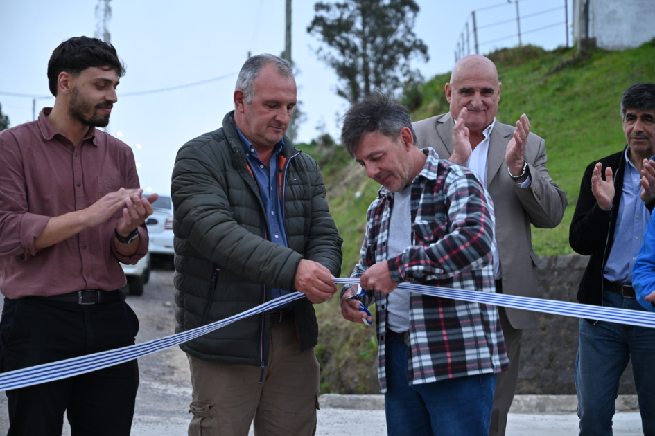 Se hizo la luz: la Intendencia de Lavalleja inauguró la iluminación de la calle Andrés Nappa