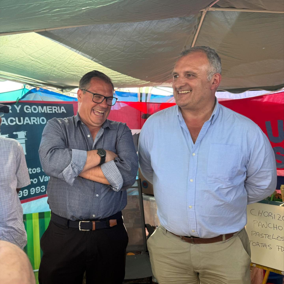 Intendente Ximénez y alcalde de Zapicán, Fabián Miraballes Intendente Ximénez y alcalde de Zapicán, Fabián Miraballes