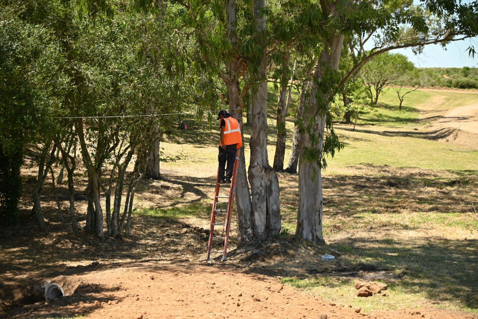 Trabajadores municipales renuevan el espacio para el regreso del Festival de los Fogones Trabajadores municipales renuevan el espacio para el regreso del Festival de los Fogones