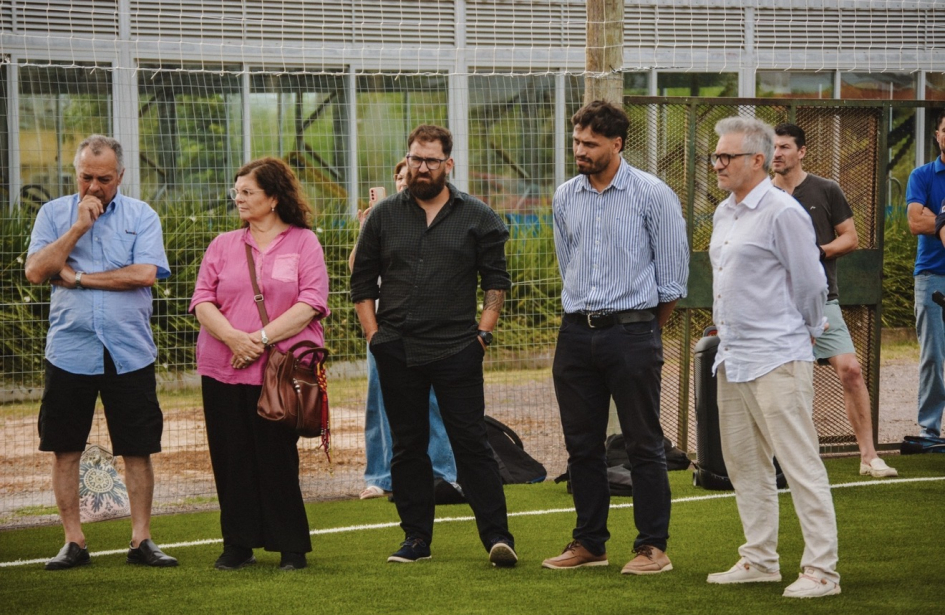 Se inauguró la nueva cancha de césped sintético en Solís de Mataojo Se inauguró la nueva cancha de césped sintético en Solís de Mataojo