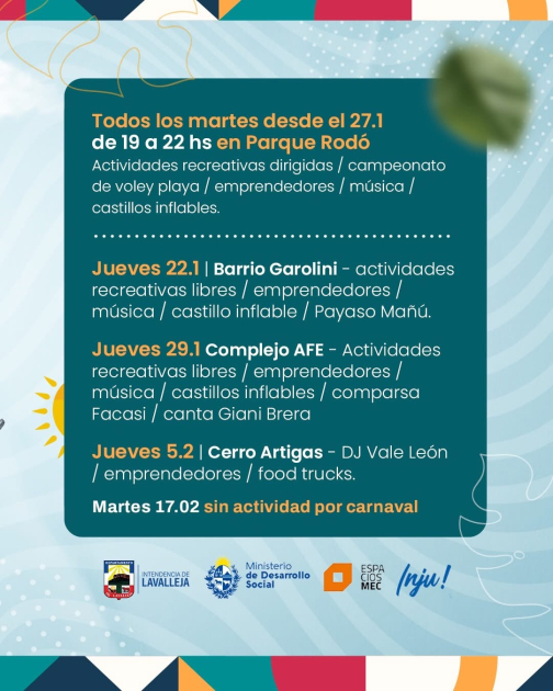 Plan de Verano con actividades para grandes y chicos en los barrios