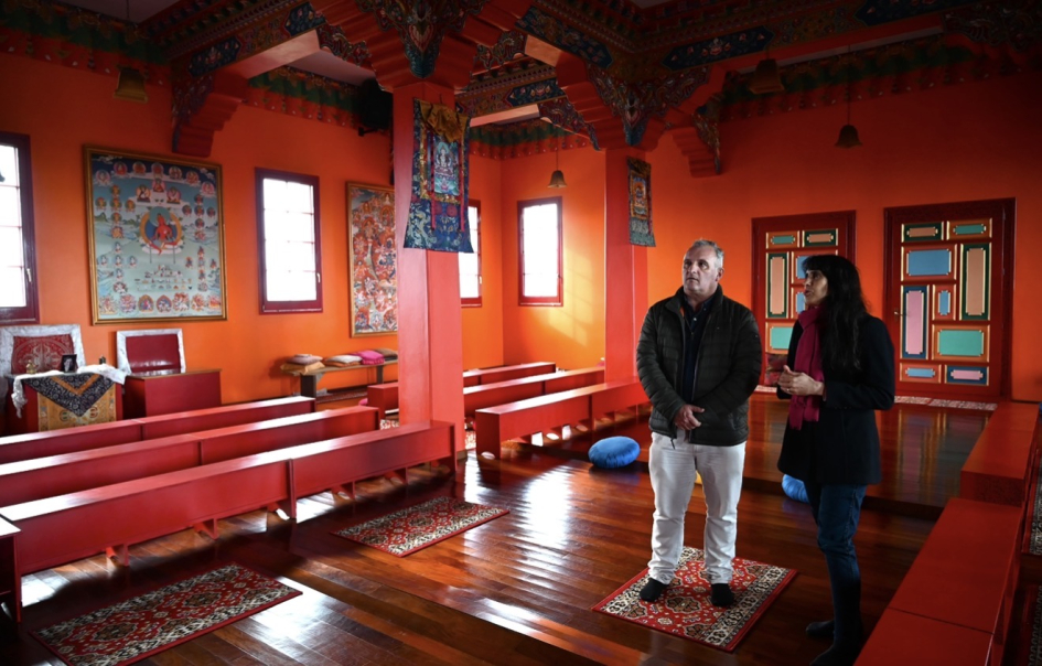 Intendencia y Templo Budista avanzan en el diálogo para potenciar el turismo en Lavalleja Intendencia y Templo Budista avanzan en el diálogo para potenciar el turismo en Lavalleja