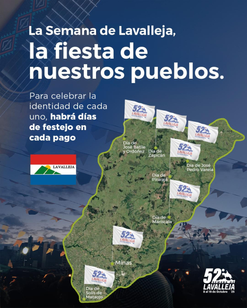 La fiesta de nuestros pueblos: cada pago tendrá su celebración en la Semana de Lavalleja